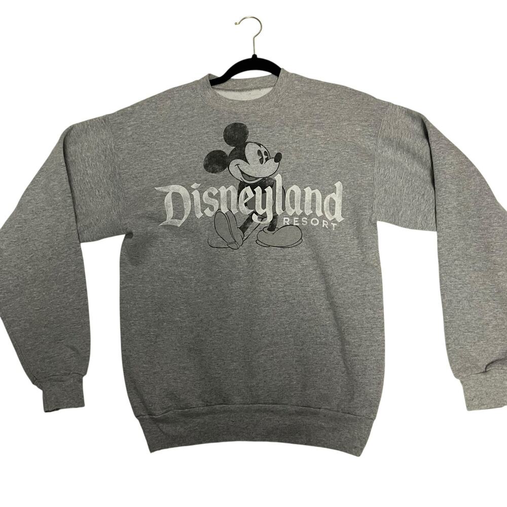 Disney Parks Classic Mickey Disneyland Resort Gray Sweatshirt Size Small